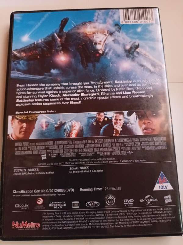 Battleship DVD Movie