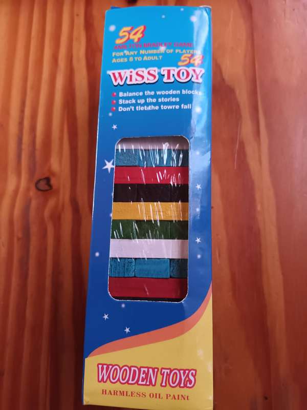 54 Piece Building Blocks Wooden Game