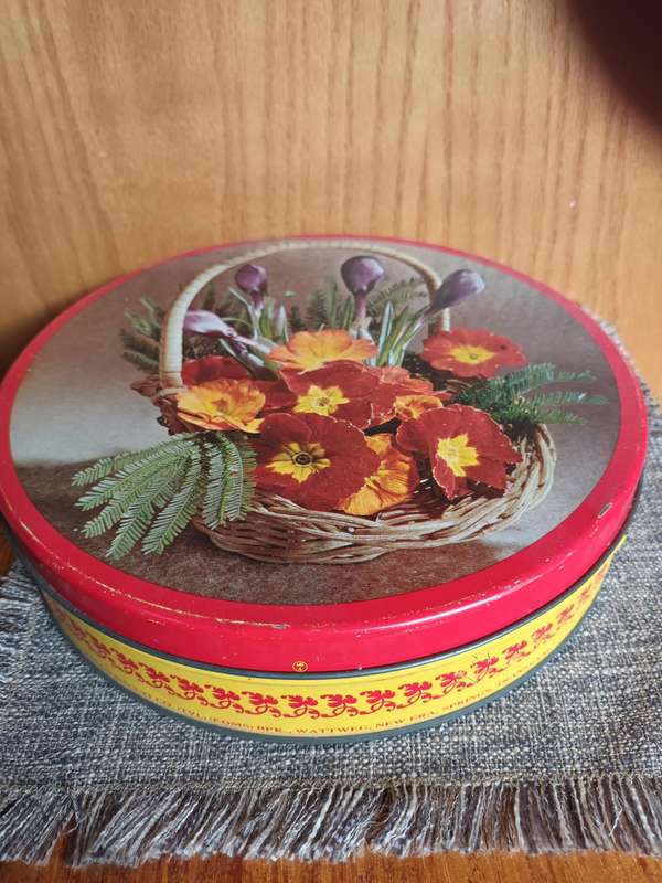 Vintage Round Weston's Biscuit Tin