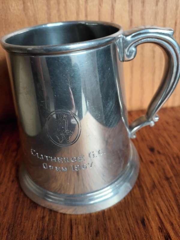 1967 Clitheroe Golf Club Silver-plated Mug