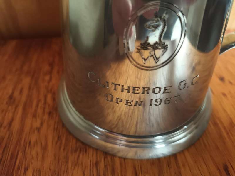 1967 Clitheroe Golf Club Silver-plated Mug