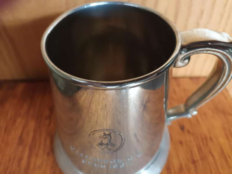 1967 Clitheroe Golf Club Silver-plated Mug