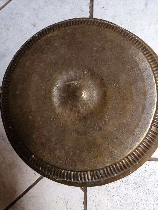 Large Decorative Brass Solid Tray