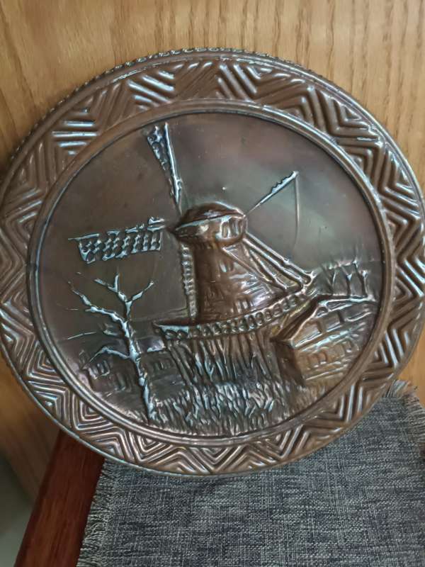 Vintage Copperplate Wallhanging