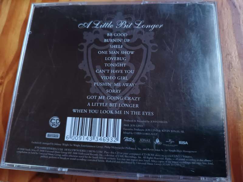 JONAS BROTHERS Music CD