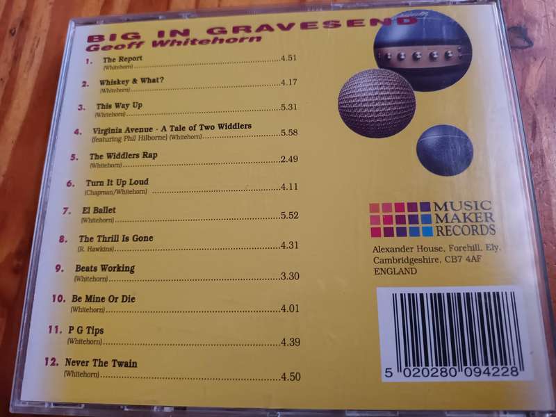 Geoff Whitehead Music CD