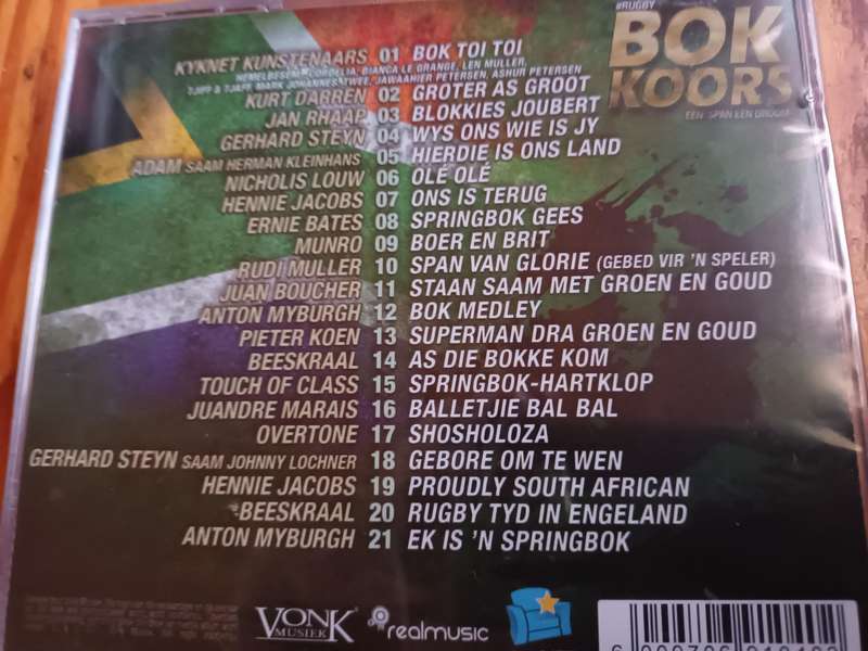 Bok Koors 21 Rugby Treffers CD