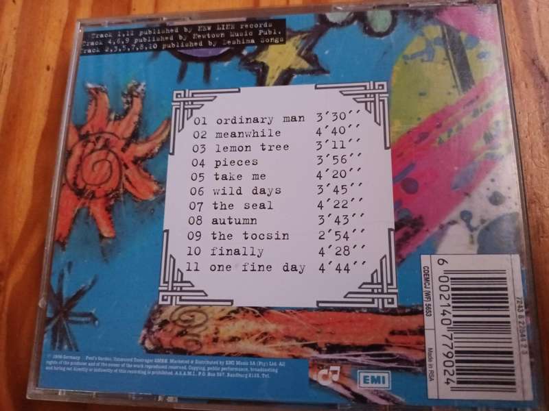 Fool's Garden Music CD