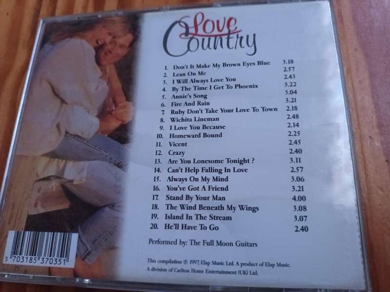 Love Country Instrumental Music CD