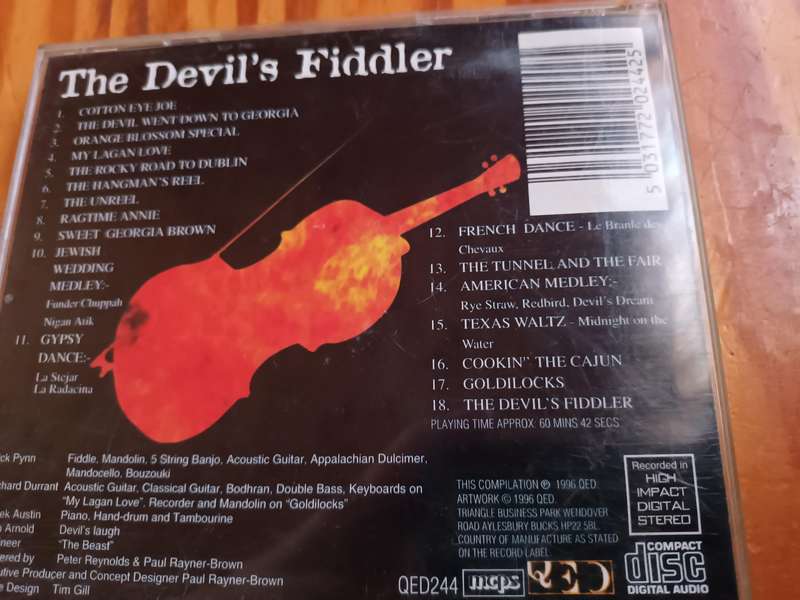 Nick Pynn The Devil's Fiddler Music CD