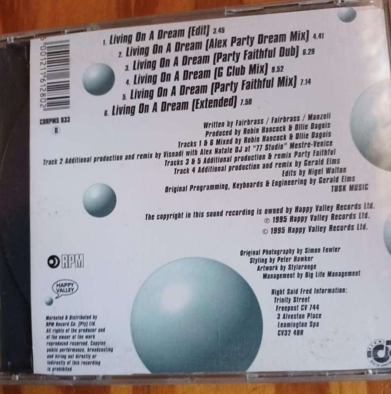 Right Said Fred Music CD
