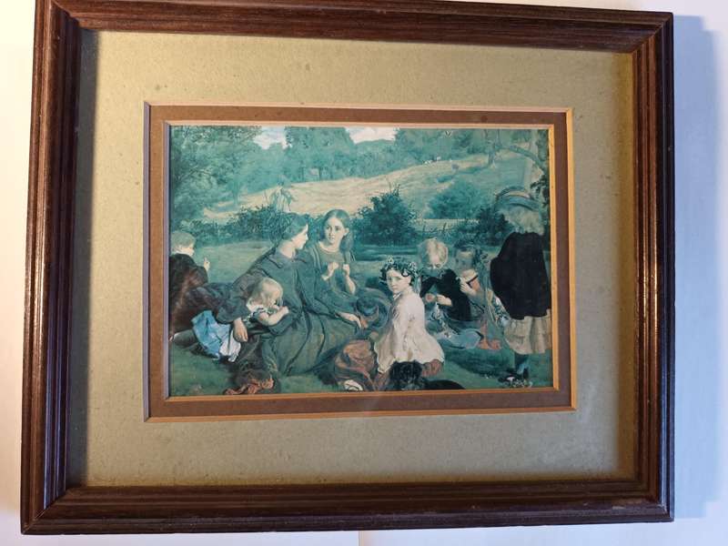 Framed Print - Young Gathering in the Field