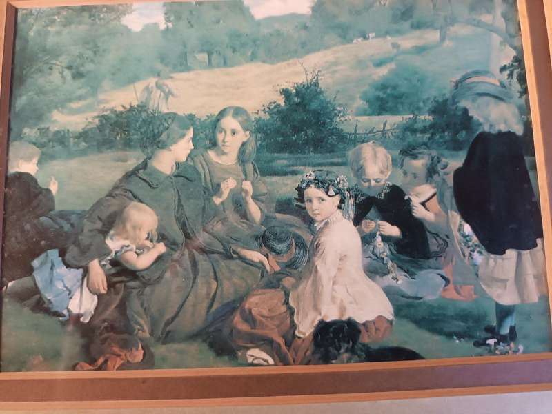 Framed Print - Young Gathering in the Field