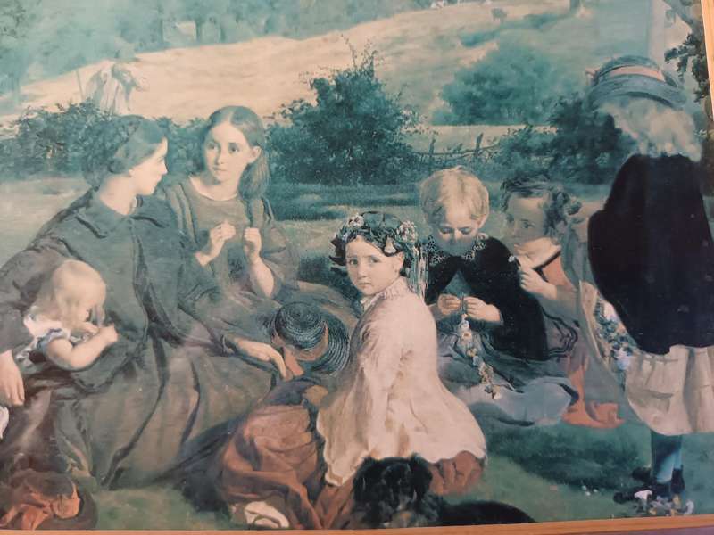 Framed Print - Young Gathering in the Field