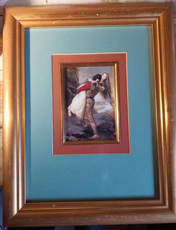 Large Frame with Small Victorian Print