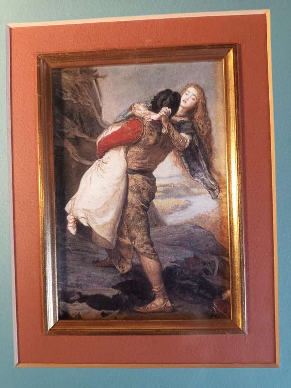 Large Frame with Small Victorian Print