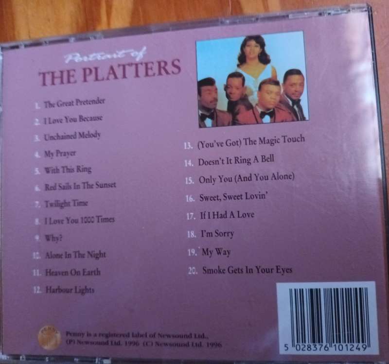 The Platters Music CD