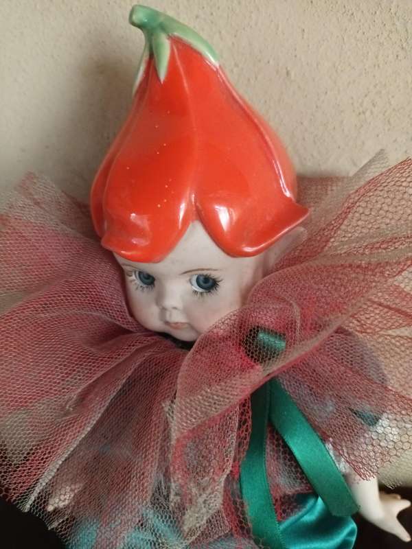 Pretty Porcelain Pixie Doll