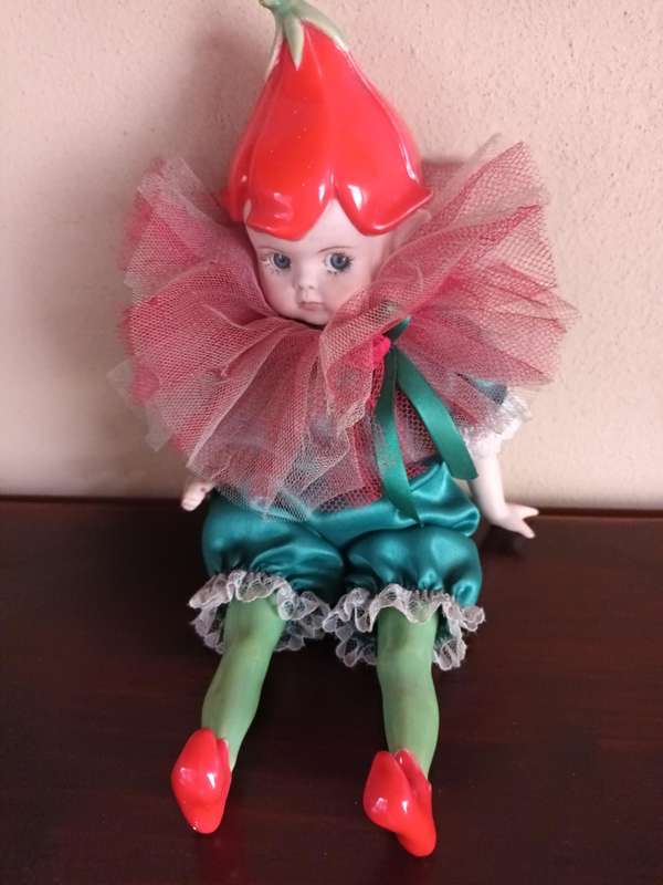 Pretty Porcelain Pixie Doll