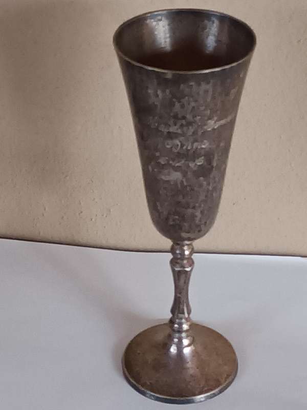 Silverplated Wine Goblet 1906