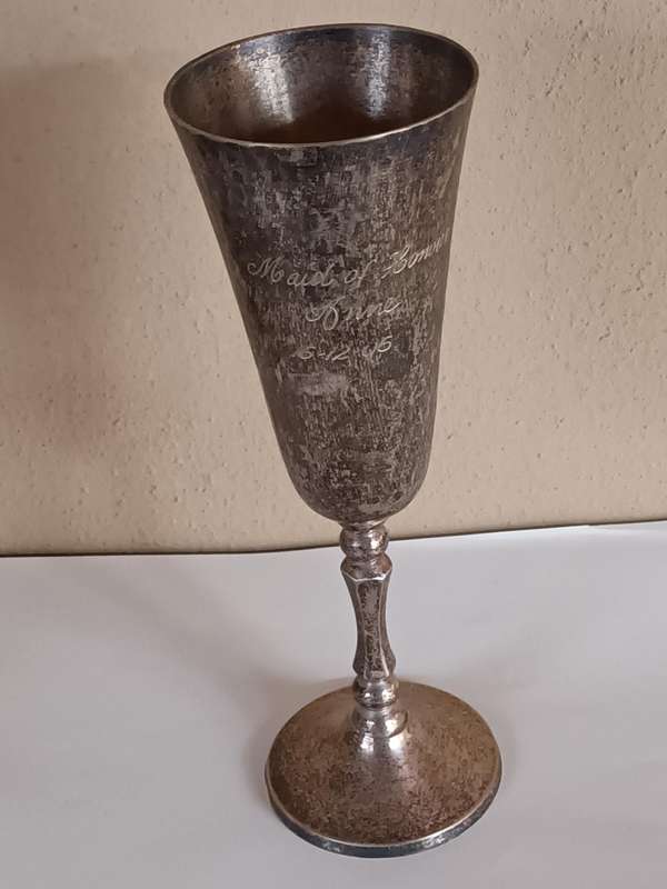 Silverplated Wine Goblet 1906