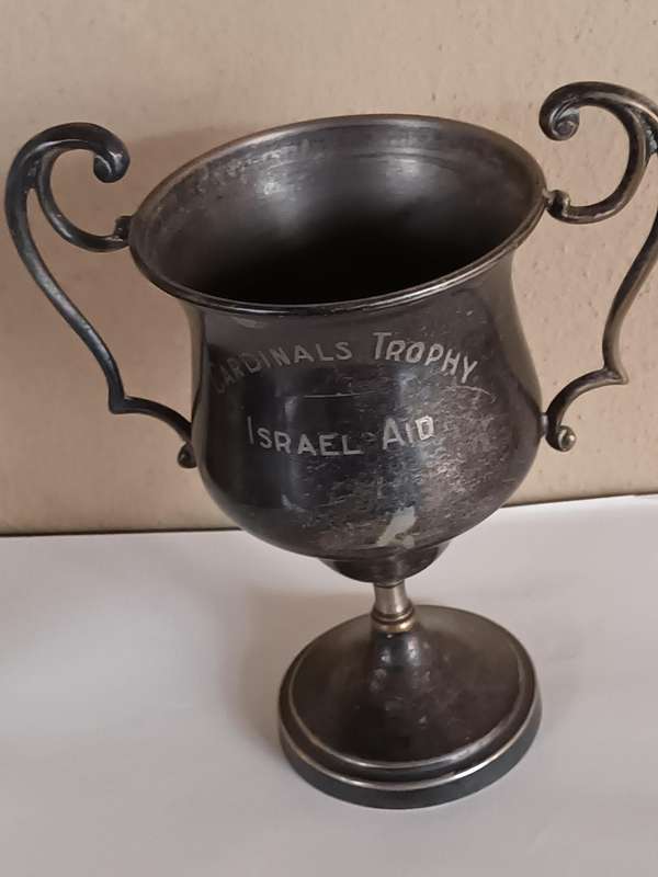 Small Vintage Silverplate Trophy