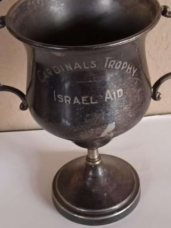 Small Vintage Silverplate Trophy