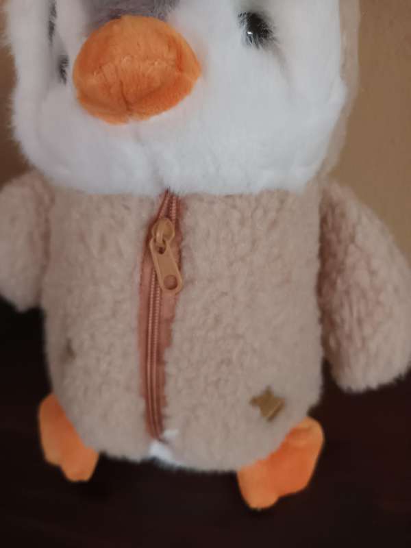 Cute Penquin Soft Toy in Warm Clothing