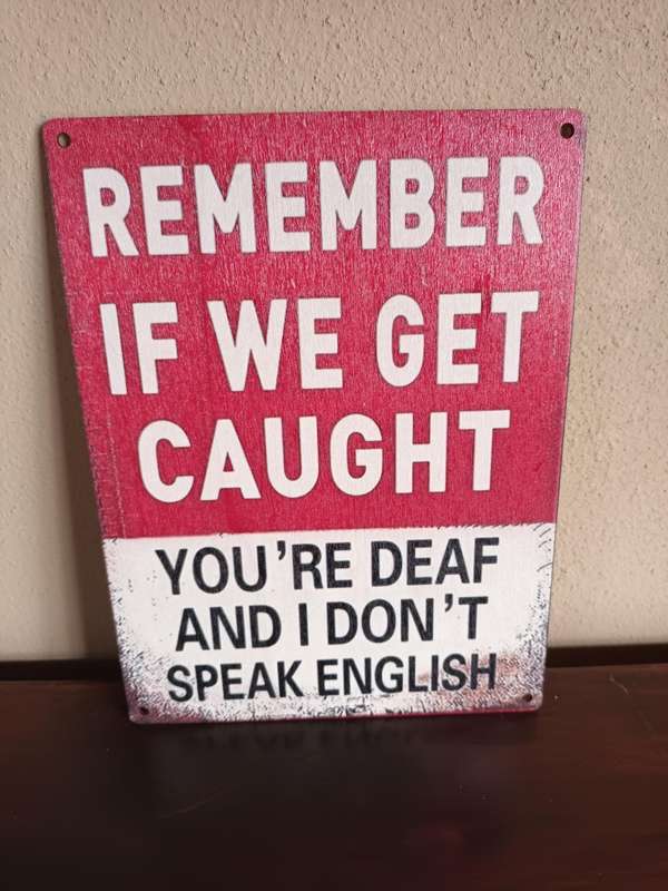 Wall Hanging Funny Board