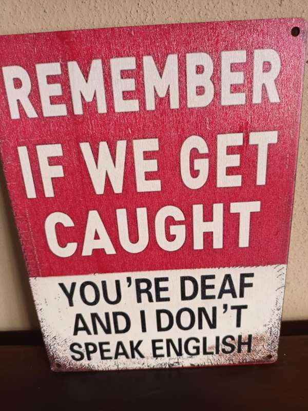 Wall Hanging Funny Board