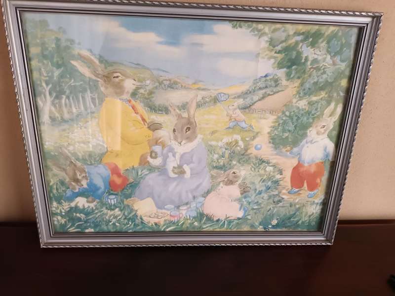 Framed Vintage Margaret Ross Print