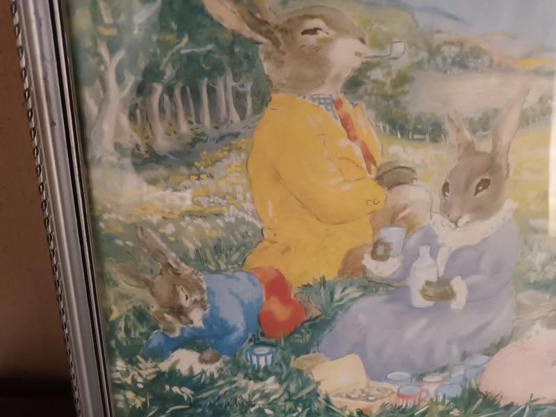 Framed Vintage Margaret Ross Print