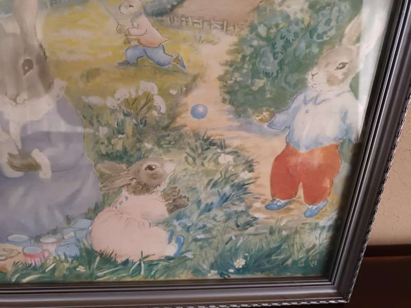 Framed Vintage Margaret Ross Print