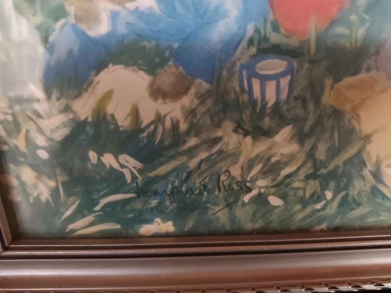 Framed Vintage Margaret Ross Print
