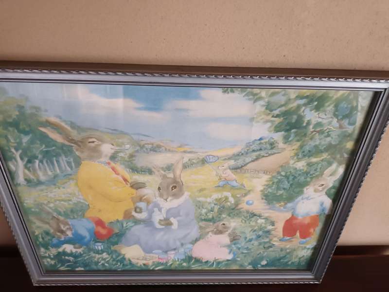 Framed Vintage Margaret Ross Print
