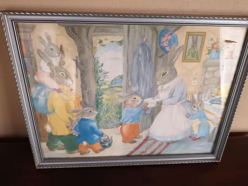 Framed Vintage Margaret Ross Print