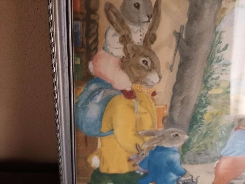 Framed Vintage Margaret Ross Print