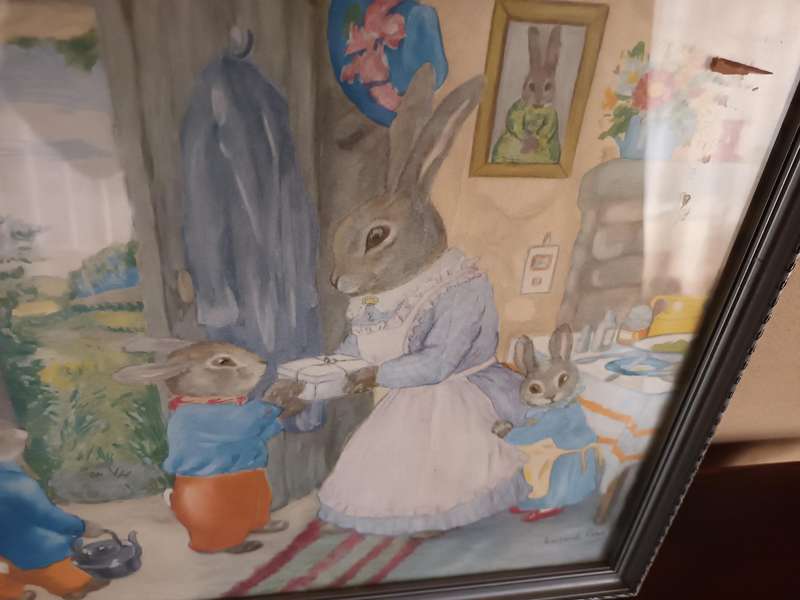 Framed Vintage Margaret Ross Print