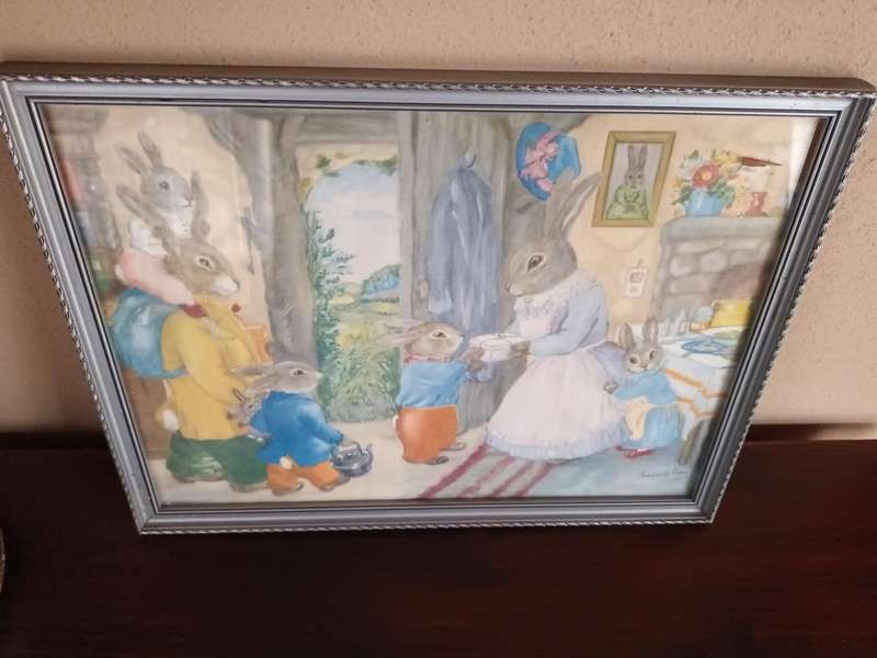 Framed Vintage Margaret Ross Print