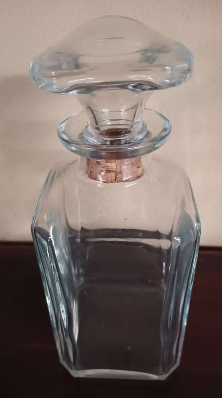 Vintage Solid Square Decanter