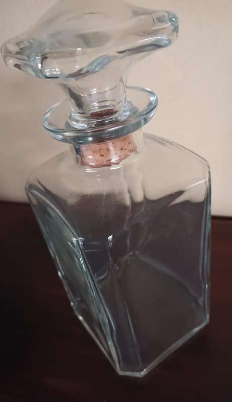 Vintage Solid Square Decanter