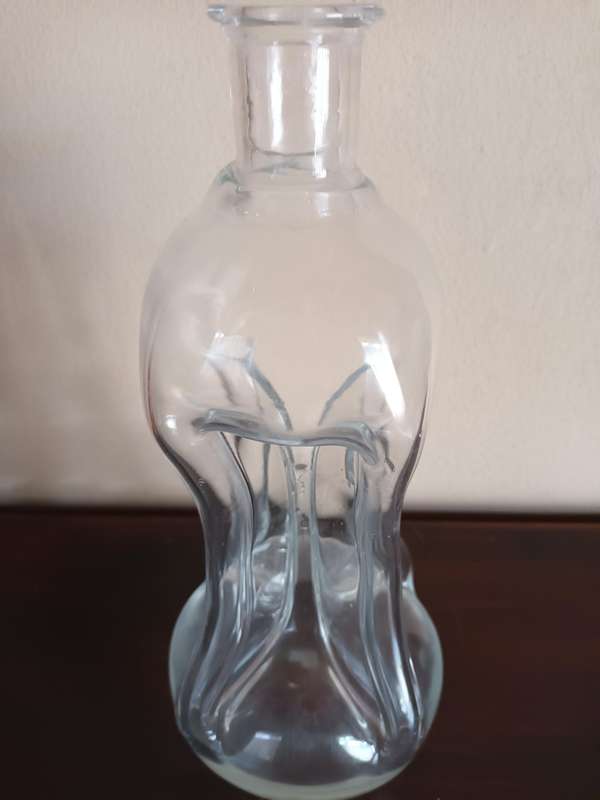 Unusual Shaped Glass Bottle