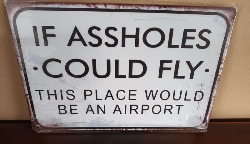 Tin Metal Sign