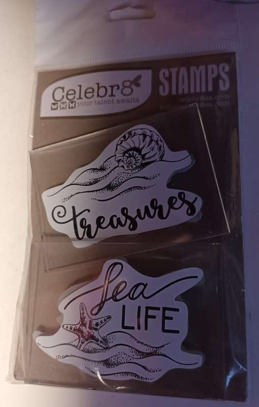 Two Sealife Stamps for Arts & Crafts