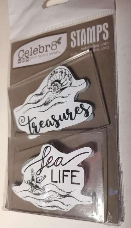Two Sealife Stamps for Arts & Crafts