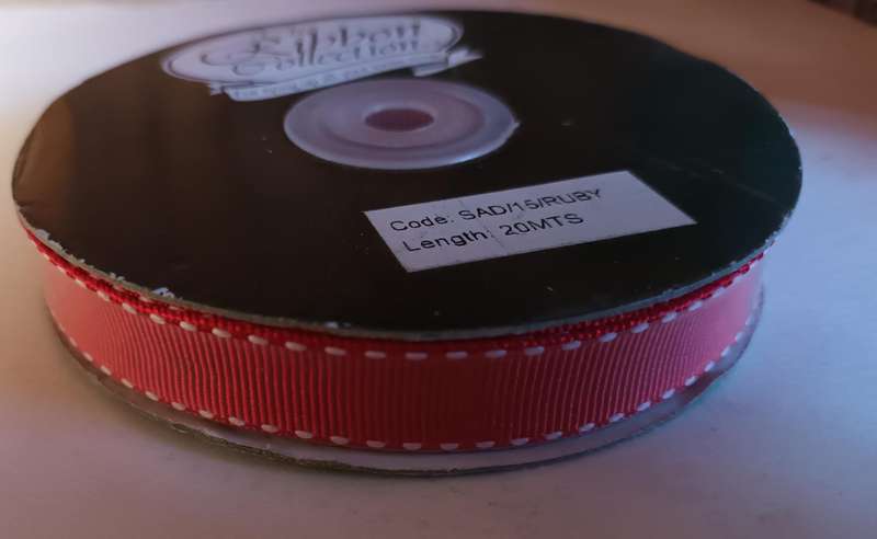Red Ribbon 20 meters Sealed