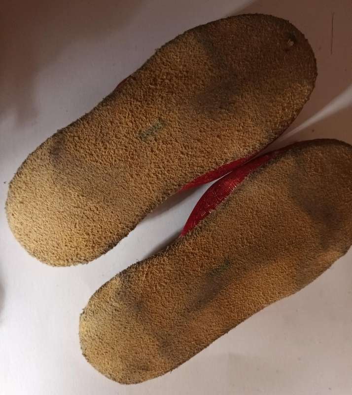 Vintage Leather Doll Shoes