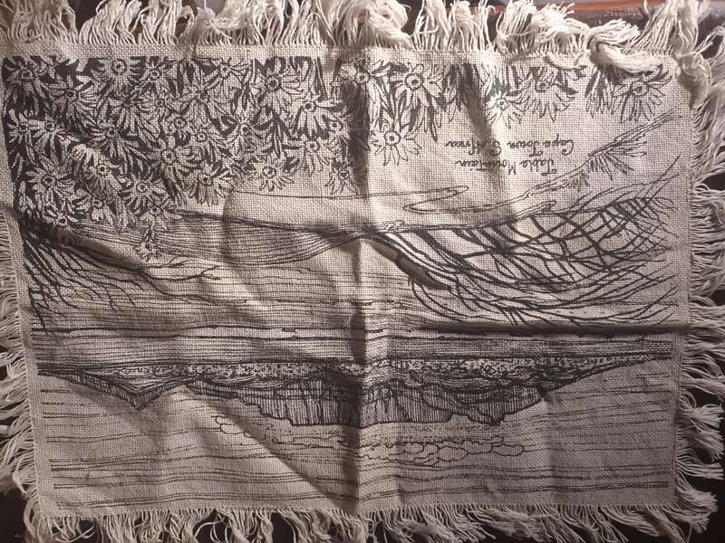 Cotton Cloth with Print of Table Mounrain