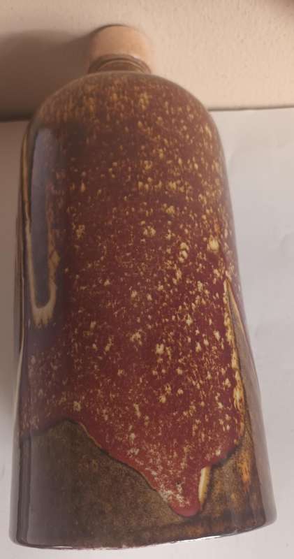 Vintage Pottery Bottle - Numbered at the Bottom
