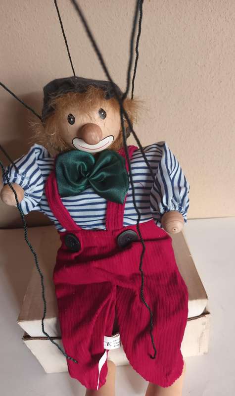 Clown Marionette In a Box